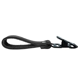 Leather glove clip metal holder anti-lost strap for outdoor motorcycle photography use