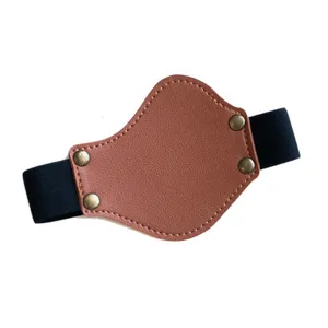 Protector de zapatos de cambio de moto de cuero cojín y funda de bota para motociclistas