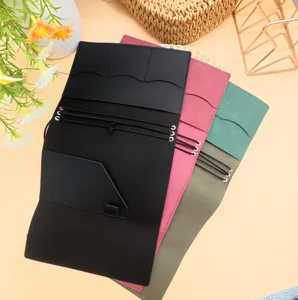 A5 Leder Planer Abdeckung Notizbuch Organizer Mehrere Fächer Tagebuch Hülle Mappe.