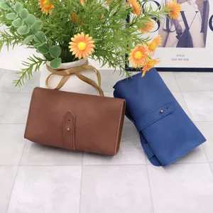 PU-Leder Digitaltasche für Kabel, Ladegeräte und Telefonzubehör Aufbewahrungs-Organizer.