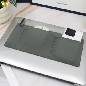 Selbstklebende Laptop Aufbewahrungstasche Silikon Maustasche Elektronik Organizer Für Laptop Rückseite Fach Tasche