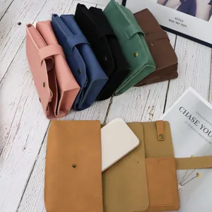 Borsa organizer elettronica portatile in pelle PU per caricabatterie da viaggio.