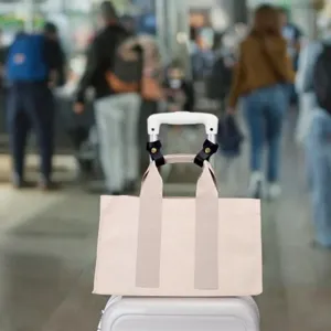 Ιμάντας στερέωσης αποσκευών ταξιδιού από δέρμα PU σύνδεσμος πρακτικός φορητός οργανωτής