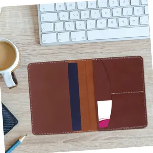 Portable PU Leather Passport Holder Travel Wallet Document Organizer Case For Passport Visa Air Ticket ID Credit Card