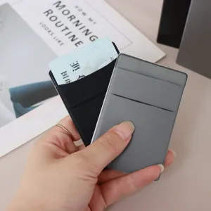Ultradünner minimalistischer Kartenetui Halter, schmale RFID Schutz Kreditkartentasche.