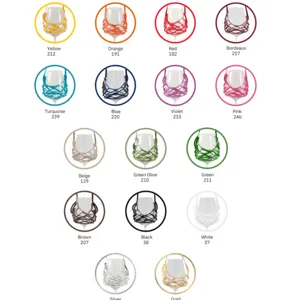 Cinturino supporto per calice di vino in pelle PU collana variante colorata per festa.