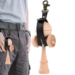 Holz Kendama Leder Holster Halter tragbare Schutzhülle Etui für Sport Spielzeug