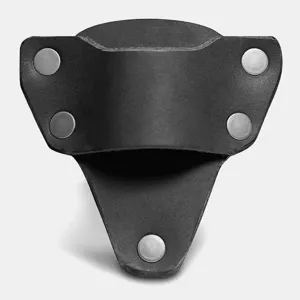 Funda de cuero para linterna de exterior bolsa de cinturón portátil para acampar