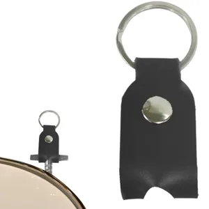 Drum key leather case keychain portable tuning wrench protective cover percussion accessory