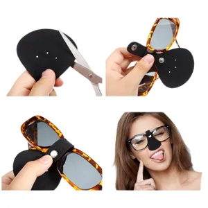 Nose sun shield for glasses uv protection anti-glare nose guard outdoor sports sun shade pad