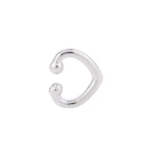 Trendy geometric non-pierced ear cuff silver cartilage clip fashion jewelry for women