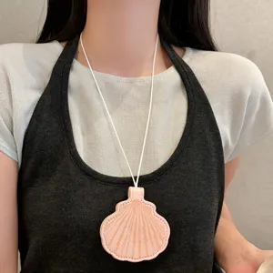 Strand vakantie schelp hangende nek magnetische bril clip lange trui ketting voor vrouwen