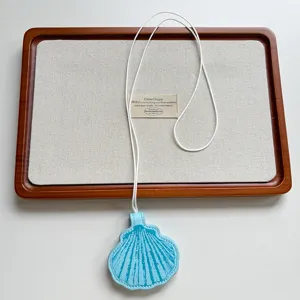 Schattige schelpvormige magnetische brilhouder ketting strandvakantie stijl dames ketting