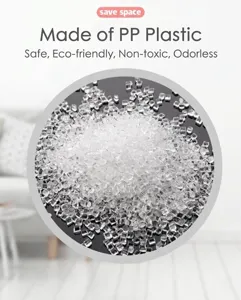 Close-up macro detail of high-quality eco-friendly transparent PP plastic granules material