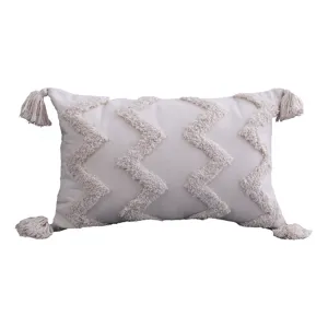 Boho Tufted Throw Pillow Cover Farmhouse Bohemian Cushion Cover with Tassels for Sofa