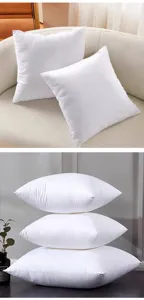Gemütliches weißes Daunenkissen Inlett für Schlafzimmer, Wohnzimmer und Hotel Dekoration.