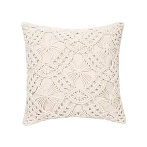 Handmade Woven Tassels Pillow Cover Nordic Geometric Pattern Decorative Throw Cushion Case For Sofa Living Room