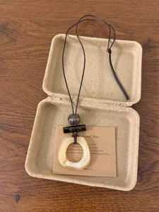 Nuevo Collar Con Colgante De Piedra Ámbar Estilo Étnico Chino Cadena De Suéter Para Mujer