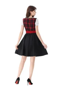 Traditional German Bavarian Dirndl dress for women, ideal for Oktoberfest and carnival events.