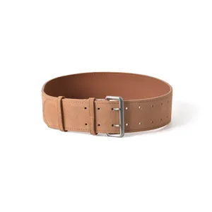 Women wide matte leather belt casual fashion double prong buckle waist strap retro style