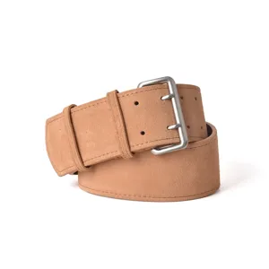 Women suede belt stylish fashion jeans waist belt trendy frosted genuine leather accessory