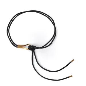 Women PU faux leather cord belt waist chain elegant knotted decorative belt for dress
