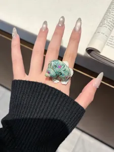 Böhmischer Ozean-Stil Schnecken Muschel Ring einzigartiger Designer Persönlichkeit Modeschmuck