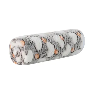 Thick flannel pet blanket with cute paw print design, warm and cozy for cats and dogs.