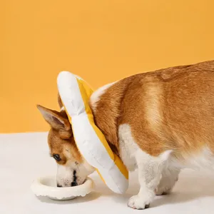Weiches Haustier Erholungshalsband für Katzen Hunde, bequemer süßer Kegelersatz.
