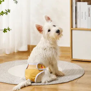 Schattige honden sanitaire broek puppy fysiologische shorts ademende luiers huisdier
