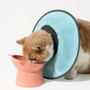 Wasserdichter Haustier Erholungshalsband fuer Katzen und Hunde, weicher Anti-Beiss Schutz.