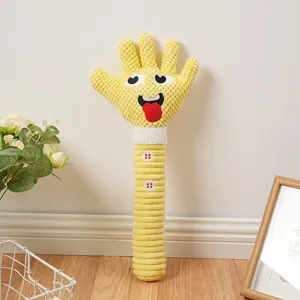 Giocattolo per cani in peluche a forma di mano simpatico divertente squittente interattivo