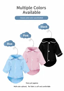 Süße Haustier-Pyjamas für kleine Hunde und Katzen, weiches dünnes Hemd in vielen Farben.