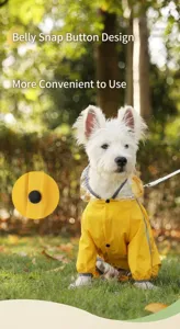 Imperméable pour chien à quatre pattes vêtement pour animaux de compagnie imperméable extérieur