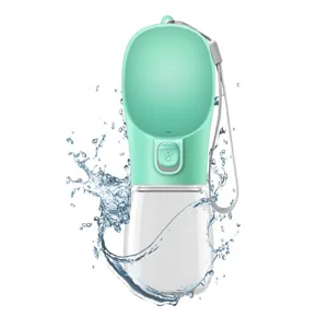 Portable pet water bottle for outdoor dog walking, travel, and convenient daily hydration needs.