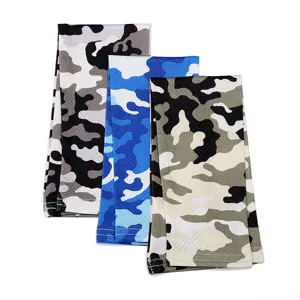 Camo cooling arm sleeves for outdoor cycling sun protection UV block breathable mesh sleeves