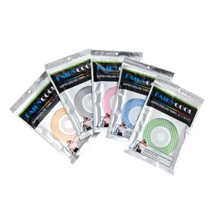 Serviette Refroidissante Séchage Rapide Multicolore Serviette de Glace de Sport Portable avec Bouteille de Rangement