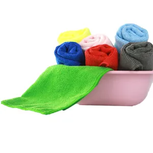 Microfiber cleaning cloth dish towels set for kitchen household non-stick grease absorbent