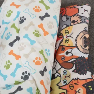 Tappetino per animali stampato fronte retro tela spessa design a cartoni animati