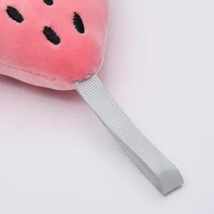 Cute coral fleece hand towel with hanging loop, soft absorbent washcloth for bathroom kitchen.