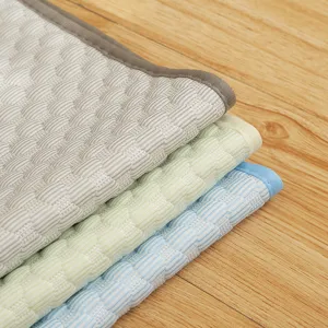 Summer cooling pet ice mat, breathable fabric pet dog cat cushion pad for hot days.