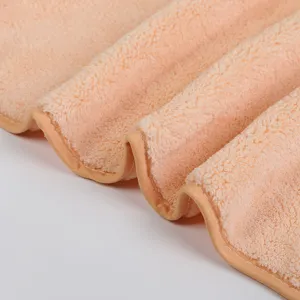 Coral velvet U-shaped pillow fabric detail main view soft and cozy travel neck support