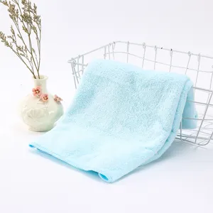Light blue microfiber sports gym towel, quick dry and super absorbent for outdoor travel.