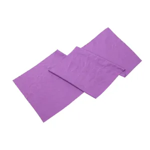 Serviette de sport rafraîchissante en microfibre violette séchage rapide fitness absorbant