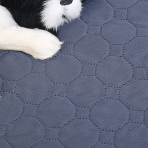 Dikke wasbare waterdichte huisdier plas mat antislip honden katten urine pad detailweergave