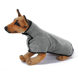 Dog Microfiber Drying Coat Pet Absorbent Bathrobe Quick Dry Towel Apparel for Dogs