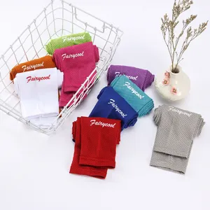 Summer outdoor sun protection ice silk cooling sleeves, breathable UV protection arm sleeves.