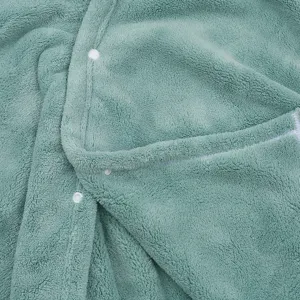 Soft infant coral fleece baby blanket swaddle and bath towel for winter warm comfort use.