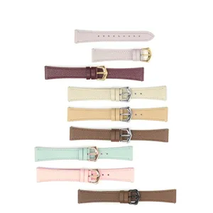 Xiaomi watch strap genuine leather replacement strap lychee pattern watchband for women detail view