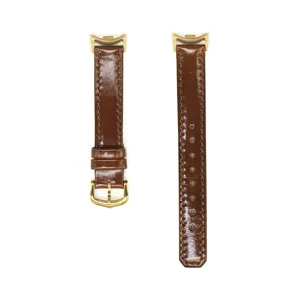 Bracelet de Montre en Cuir Véritable de Rechange Pour Xiaomi Smart Band Bracelet Fin En Cire d'Huile Avec Boucle Ardillon en Métal